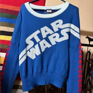 Star Wars Blue and Light Green Knit Top